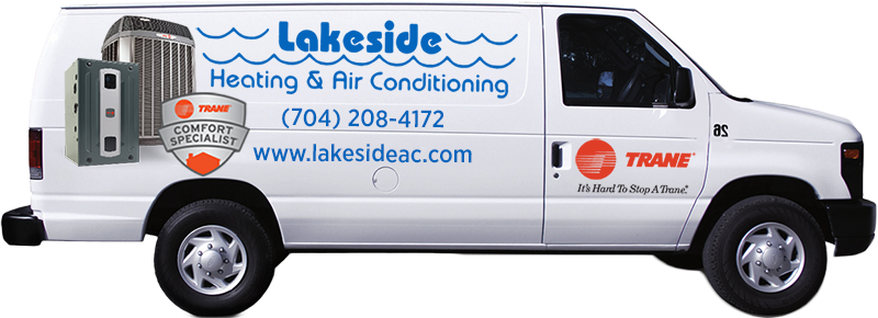 Lakeside Heating & Cooling van