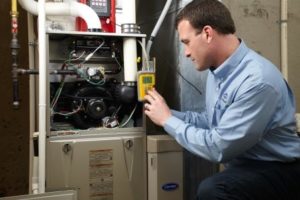 Inspecting A Malfunctioning Furnace
